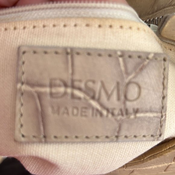 Desmo made in Italy beautiful croco leather hobo bag In great condition - Picture 6 of 6